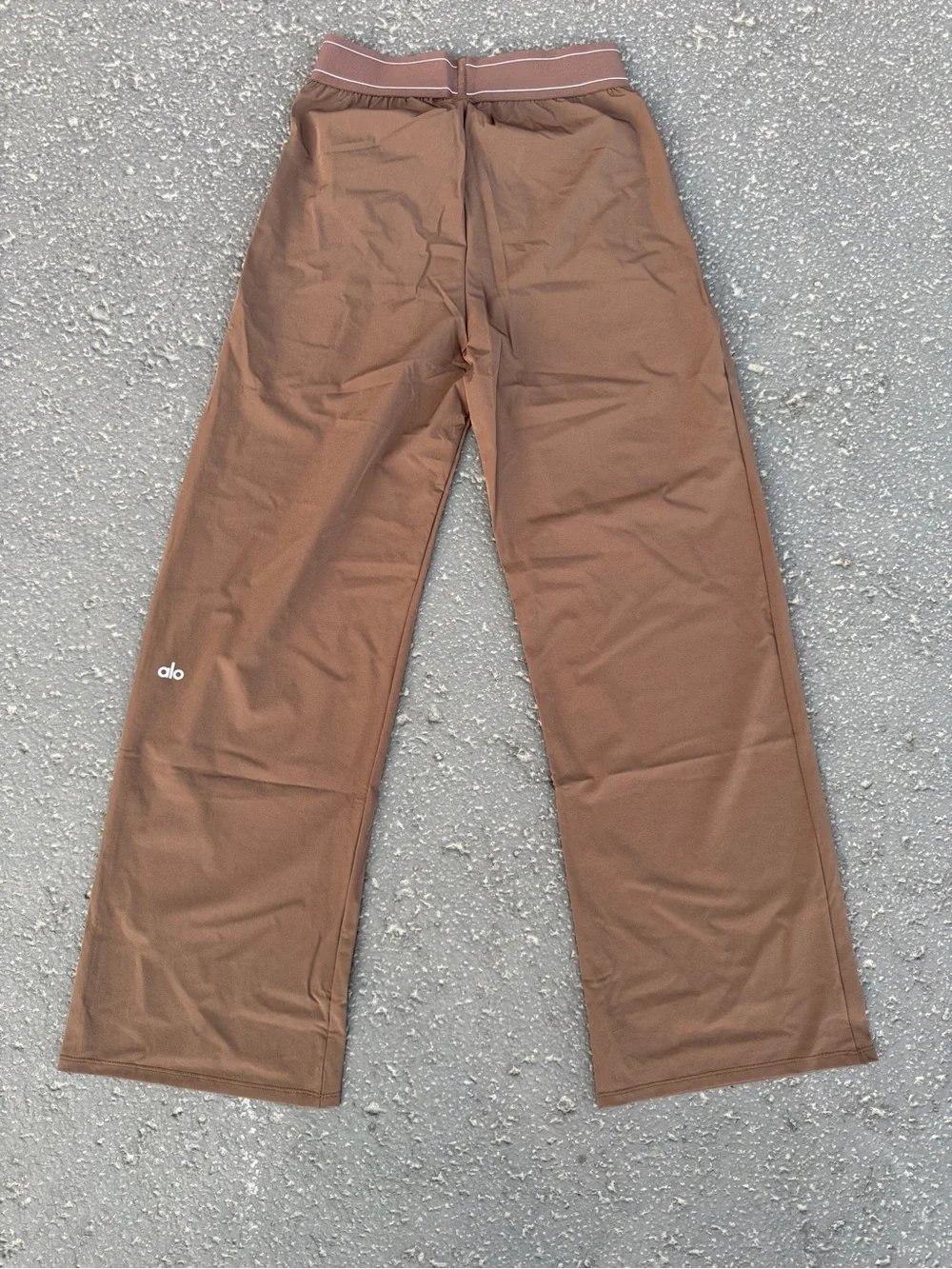 Alo women Brown Wide-Leg Lounge Pants